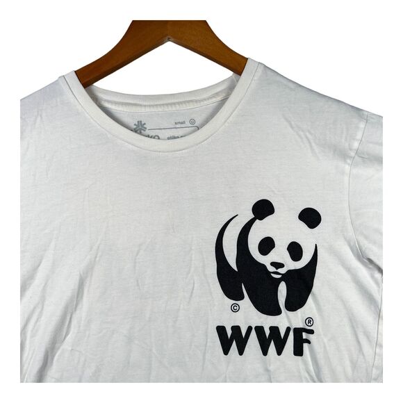 Vtg WWF World Wildlife Fund Panda Made Me Do It Men's T-Shirt Tee sz S - Picture 2 of 4